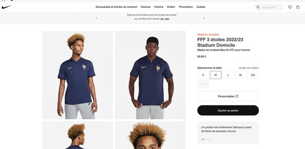 Nike accidentally sells three stars shirt for France… before the World Cup Final