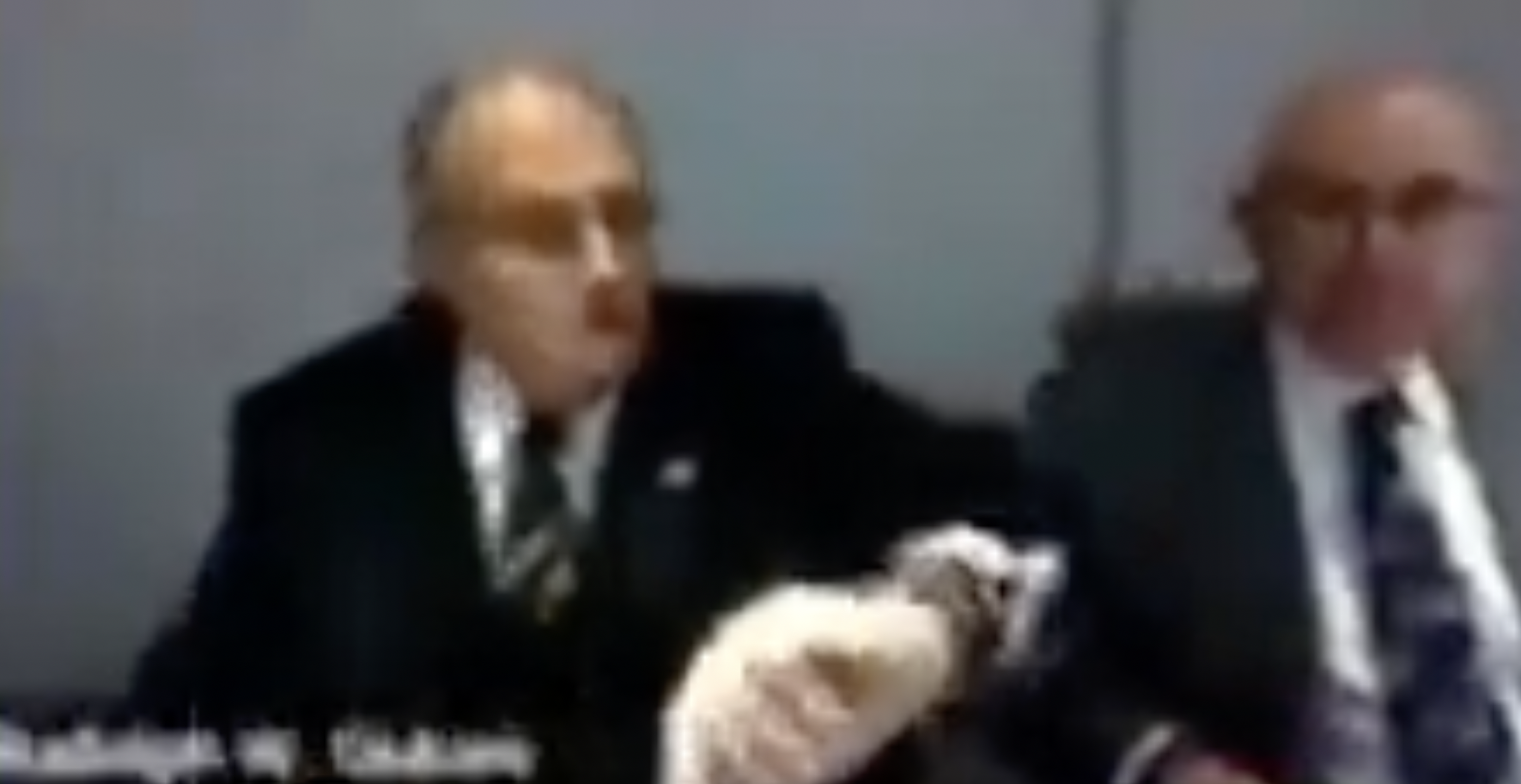 Oops, Rudy Giuliani accidentally wears two watches on Wrist