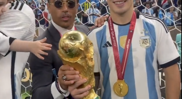 Salt Bae banned from World Cup because he touched the Trophy